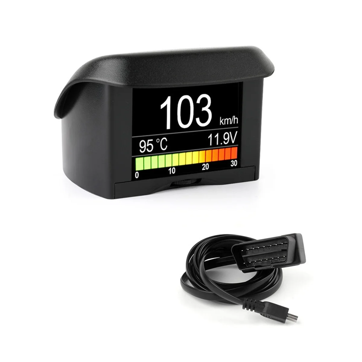 Car Digital Speedometer A202 OBD2 Car Computer Car Display Instrument OBD2 Head-Up Display Trip Display Speed