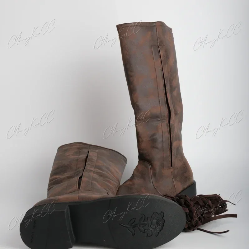 Disfraz de pirata vikingo Medieval para hombre y mujer, botas Retro Para Cosplay de Halloween, botas de Caballero de PU, zapatos góticos de vendaje, invierno, 2024