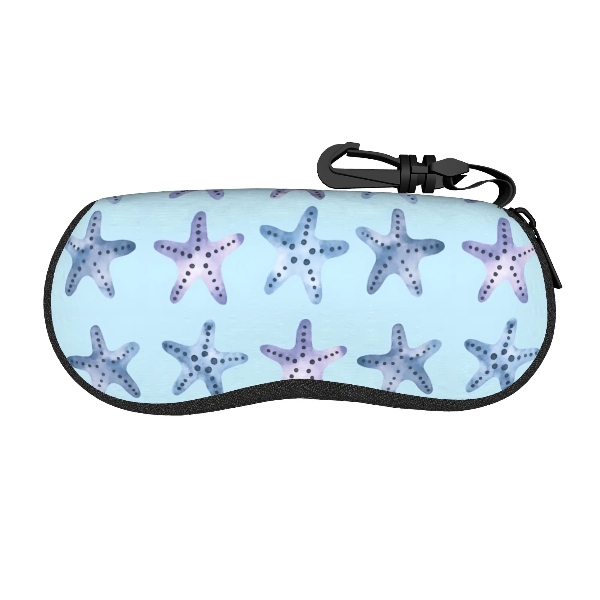 cute starfish ocean seaweed pattern Glasses Case Girls Student Box  Glasses Protector Protector Sunglasses Box