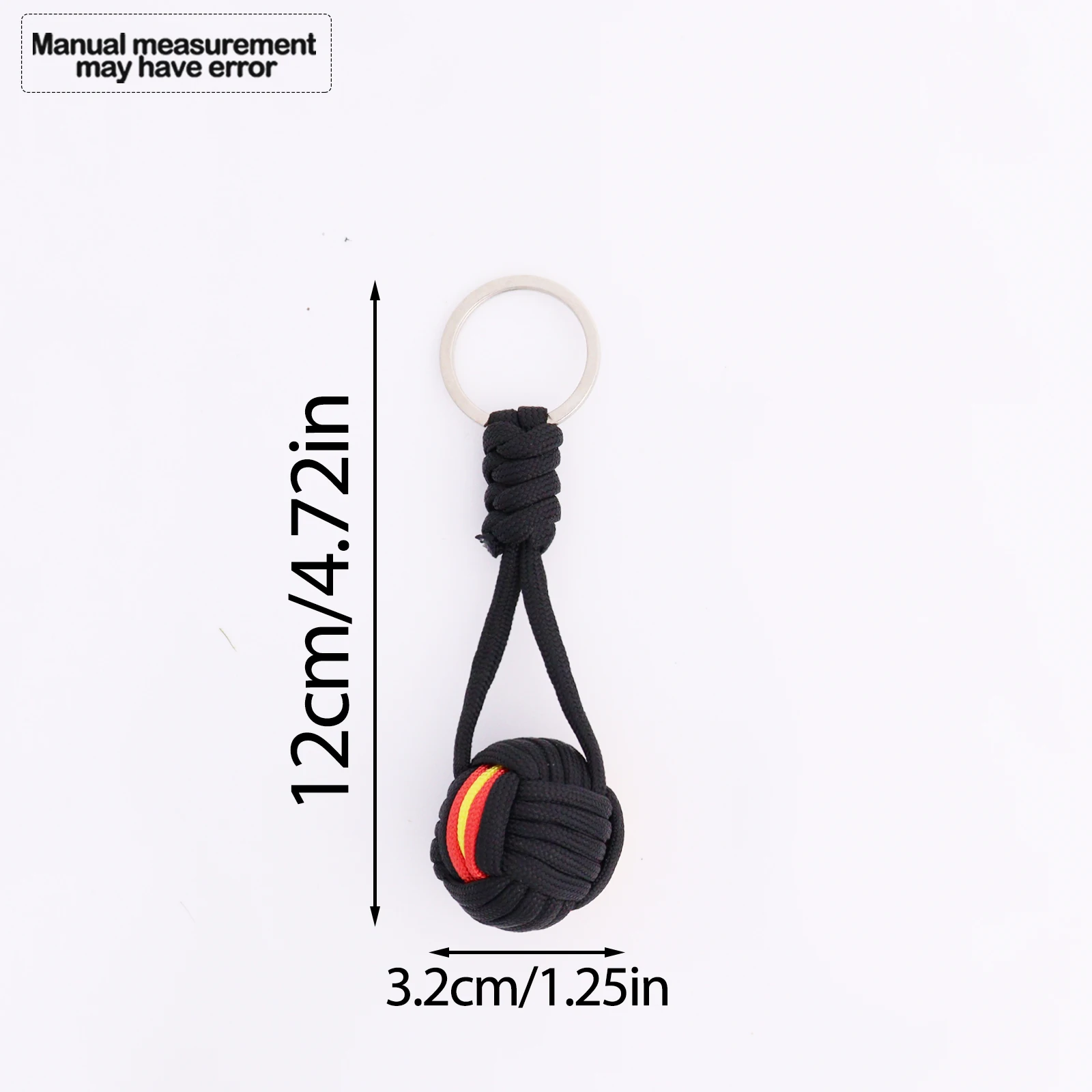 Mini Polyester Ball Pendant Keychain