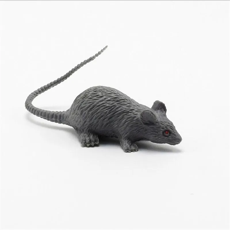 5Pcs Small Rat Fake Lifelike Mouse Model Prop Halloween Gift Toy Party Decor Practical Jokes Novetly Funny Toys Hoax Props