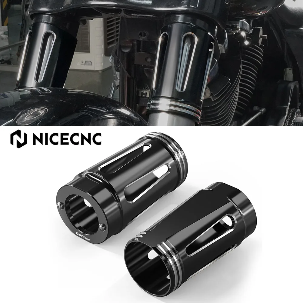 For Harley Street Glide Road Glide /Special 2015-2023 Fork Tube Fork Boot Cover For Harley Road King Electra Glide Ultra Limited