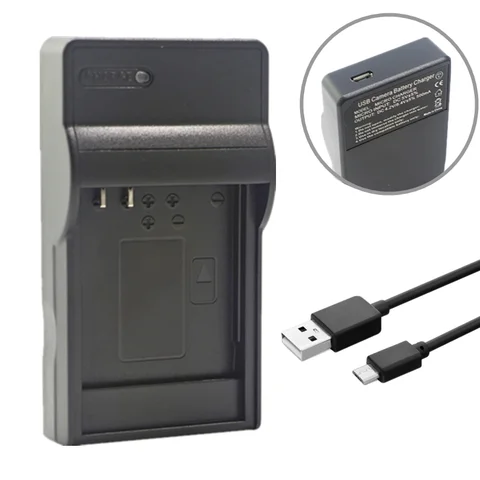 USB Battery Charger for Olympus Li-80B T-100 T-110 X-36 X-960