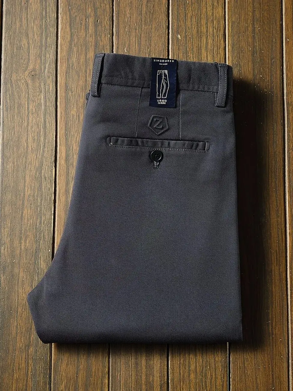 High-End Pure Cotton Men's Casual Pants Autumn Winter New Style Khaki Straight Leg Workwear Long Pants Business Wrinkle Resis...
