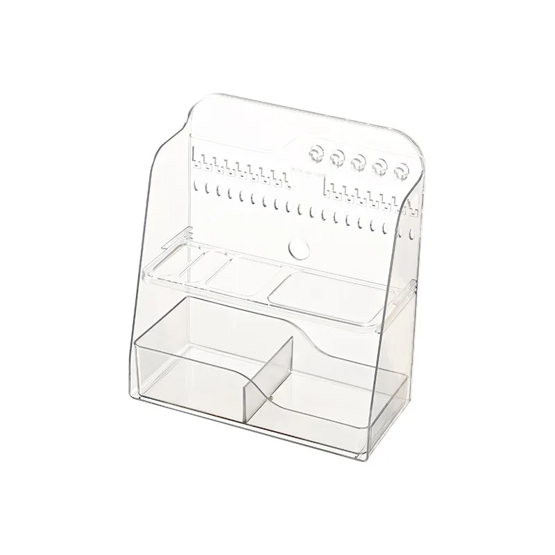 

Mirror cabinet storage box PET transparent bathroom, dresser lipstick cosmetics, storage box desktop, organize storage box