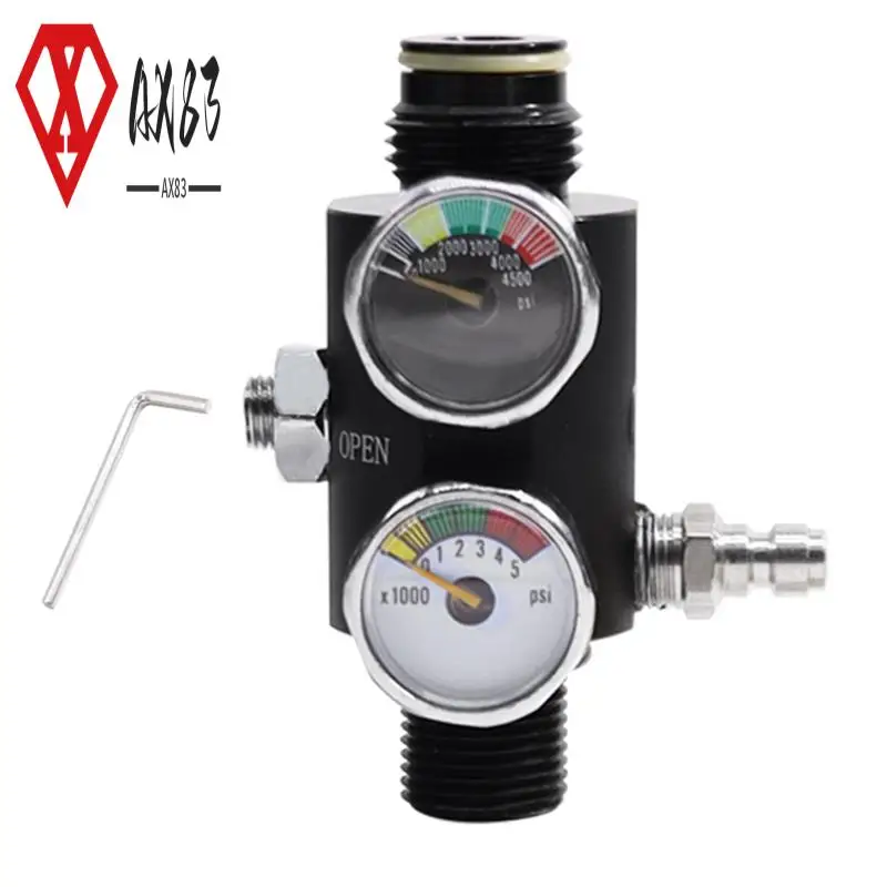 

AX83-M18 Регулятор давления с двойным манометром, клапана Reguladora, пневматическая станция заполнения воздушного клапана, простая установка