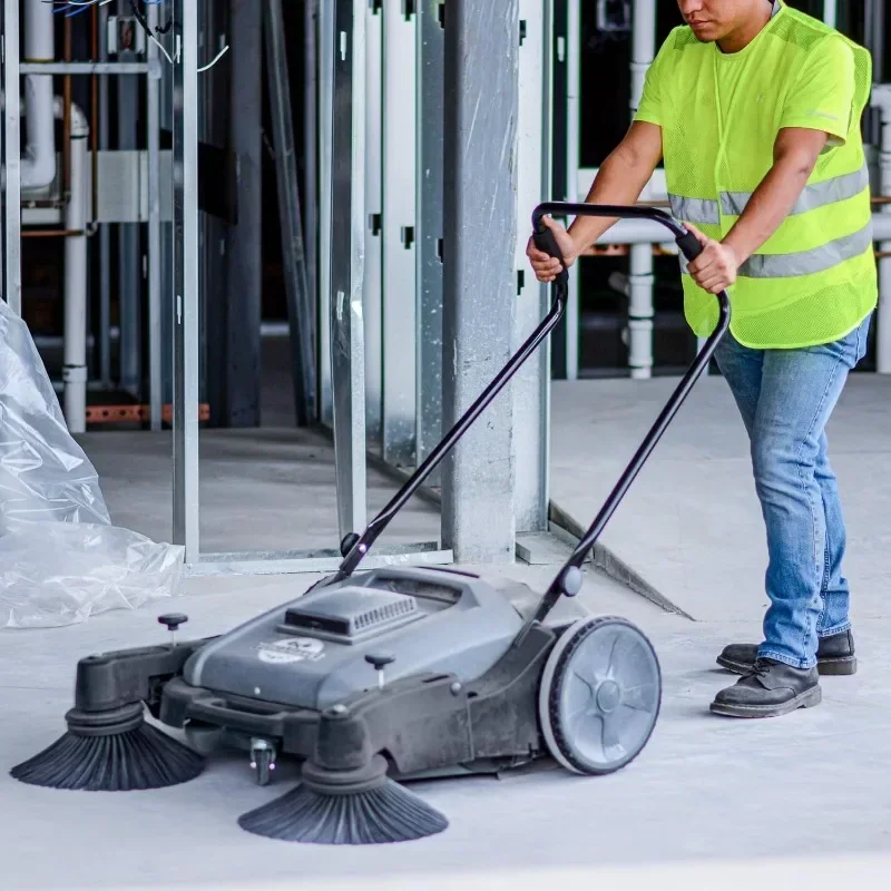 Walk Behind Push Sweeper Power Side Miotły Czyszczenie podłóg Odkurzacz do trawy