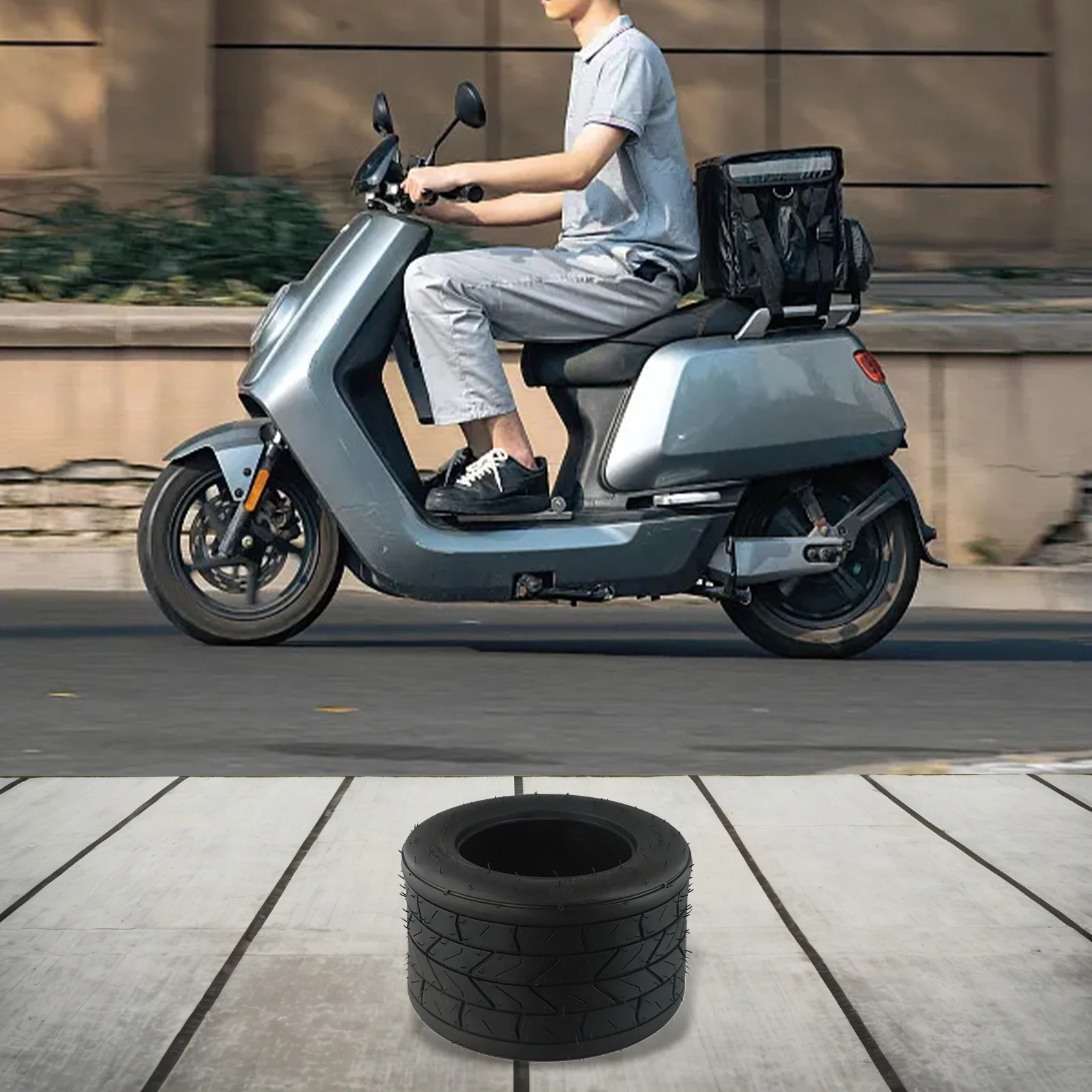 New Cycling Electric Bike Tire 10inch 10x6.00-5.5 Electric Electric Vehicles For Electric Vehicles Or 10*6.00-6 Outer