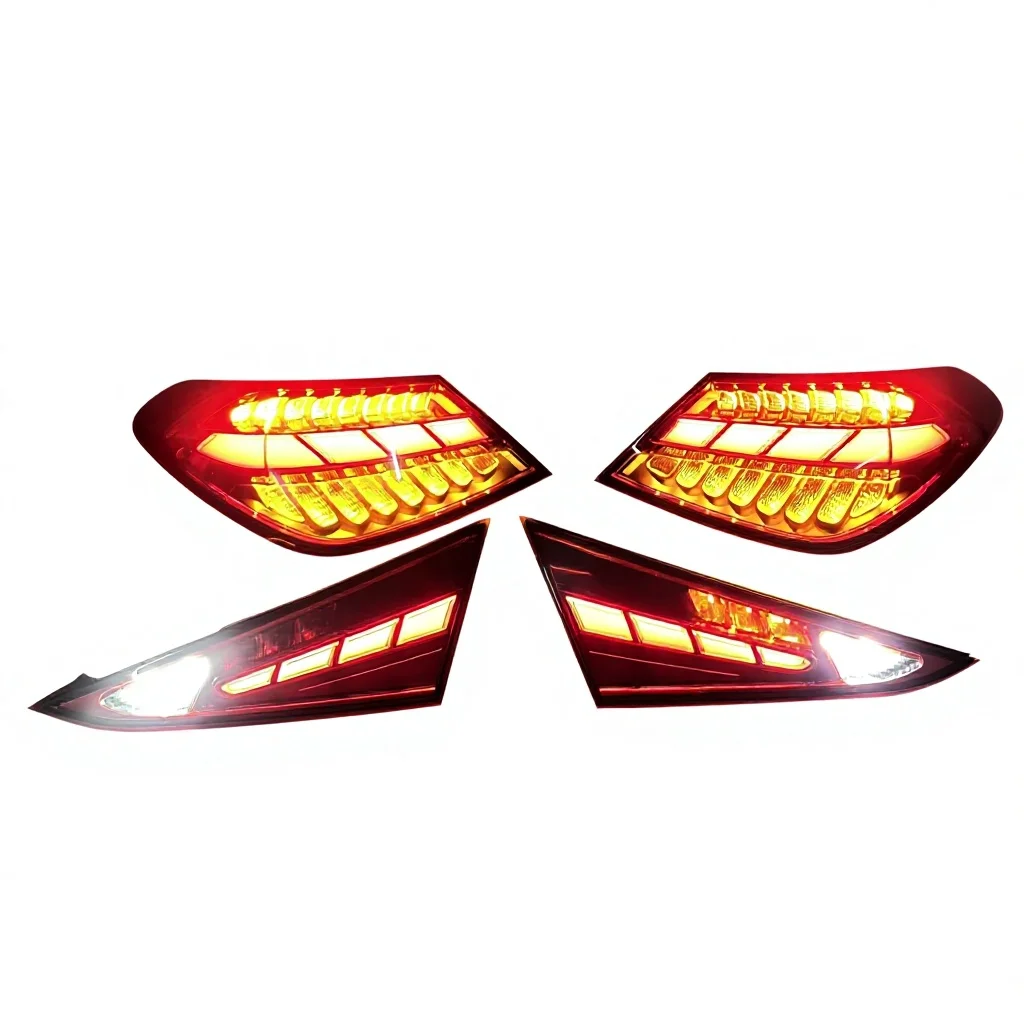 2022-2024 Suitable For Mercedes Benz C-Class W206 Tail Lights C200 C260 C300 LED Rear Lights, Original Factory Second-hand