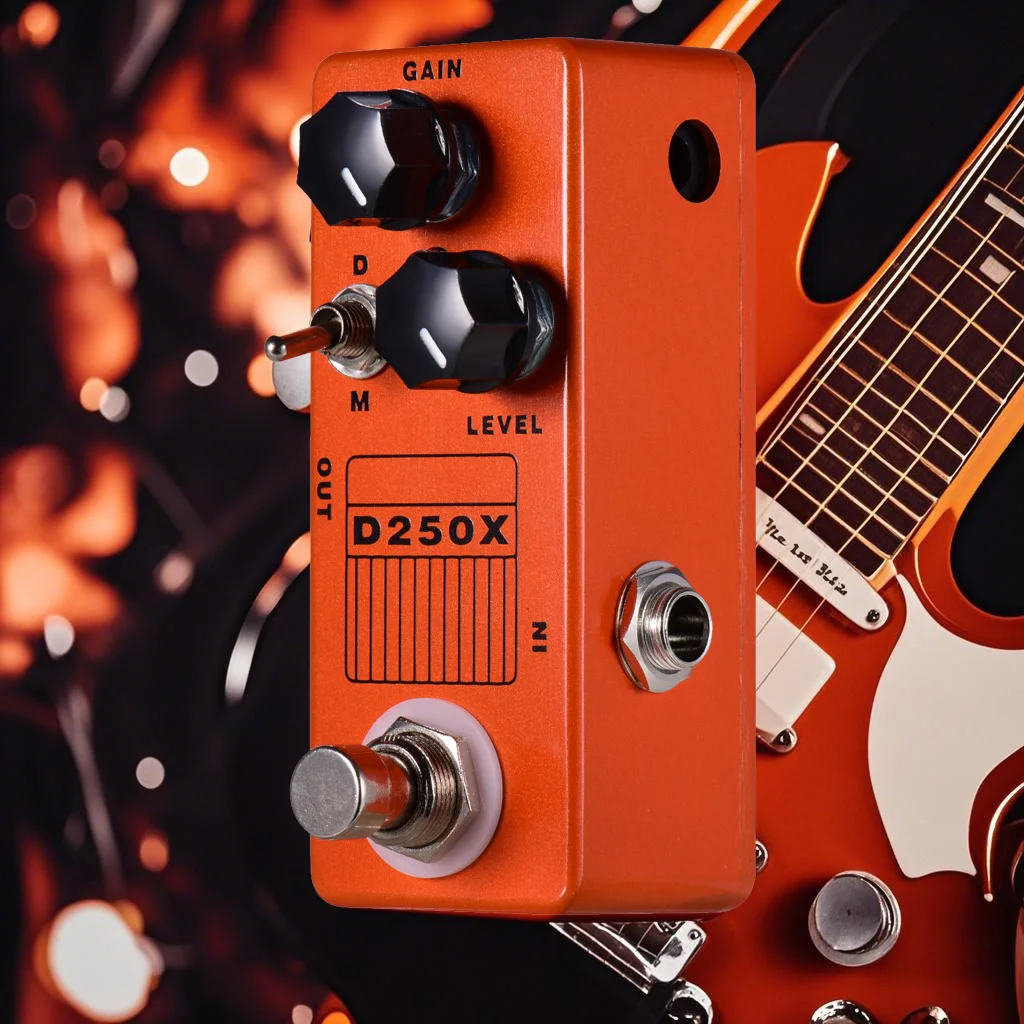 Mosky Guitar Effect Pedal D250X  Mini Overdrive Preamp with True Bypass Switch