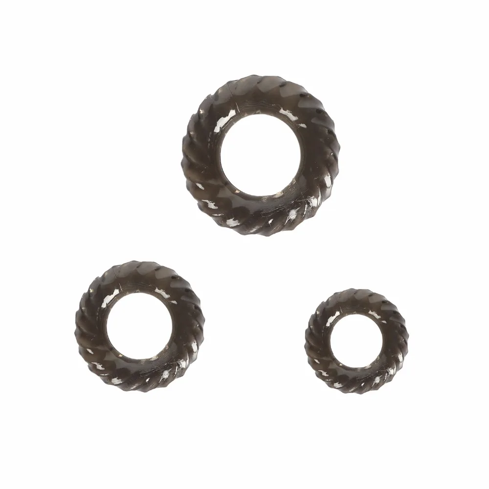 3 Piecesof Tight and Long-lasting Ringsphysicalslowejaculationmoderatetightnesslockingrootfirmpenisprolongederectionadultsextoys