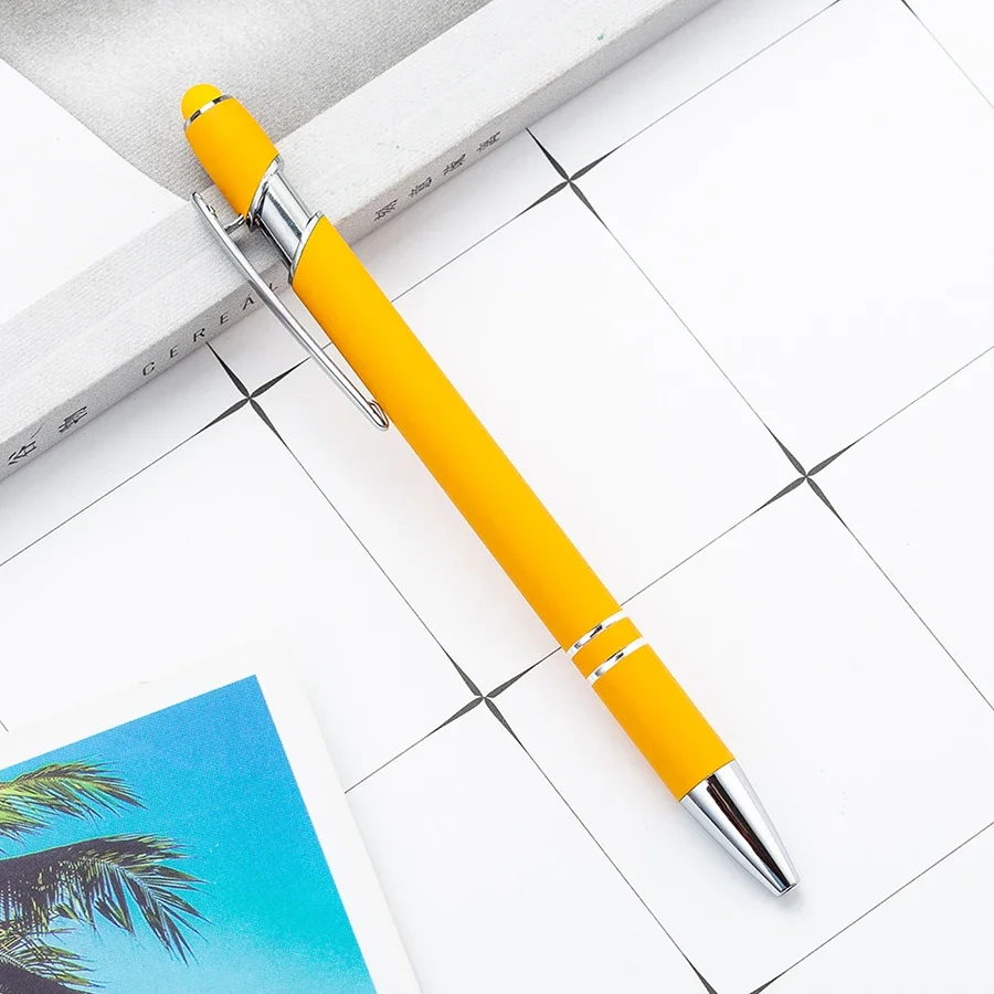 3/5Pcs Mehrfarbige Hohe Qualität Presse Stift Nette Metall Kugelschreiber Kapazitive Touch Schreibwaren Schule Bürobedarf – Detail 13