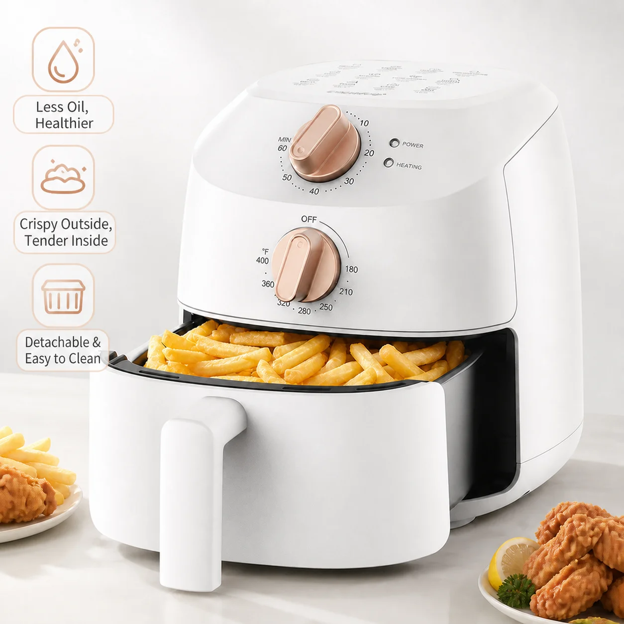 2.1QT Compact Digital Air Fryer 8