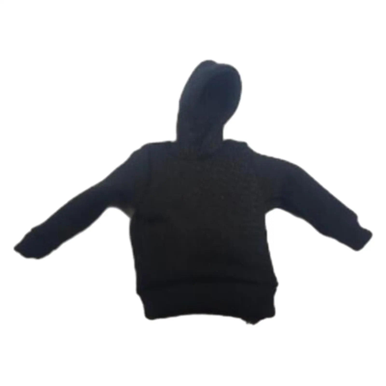 Hoodie artesanal masculino, roupas em miniatura, roupas de boneca, figuras de soldados, acessórios de vestir 1:18, 3,75"