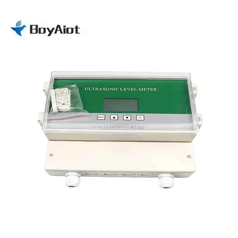 BoyAiot IP68 Salida 4-20mA/RS485 ±1% de precisión para monitoreo de canal de río, caudalímetro ultrasónico tipo dividido