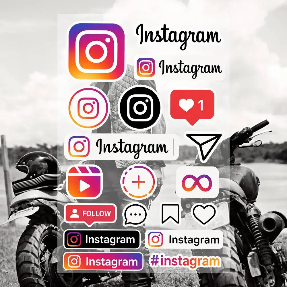 Instagram-Ästhetik Graffiti Wasserfeste PVC-Aufkleber für Auto Motorrad Skateboard Helm Notizbuch