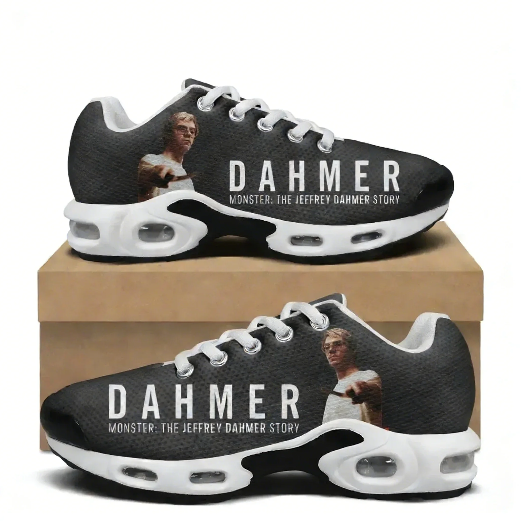 

Кроссовки Jeffrey Dahmer с воздушной подушкой для мужчин, женщин и подростков, легкие спортивные кроссовки, высококачественные повседневные сетчатые кроссовки на заказ