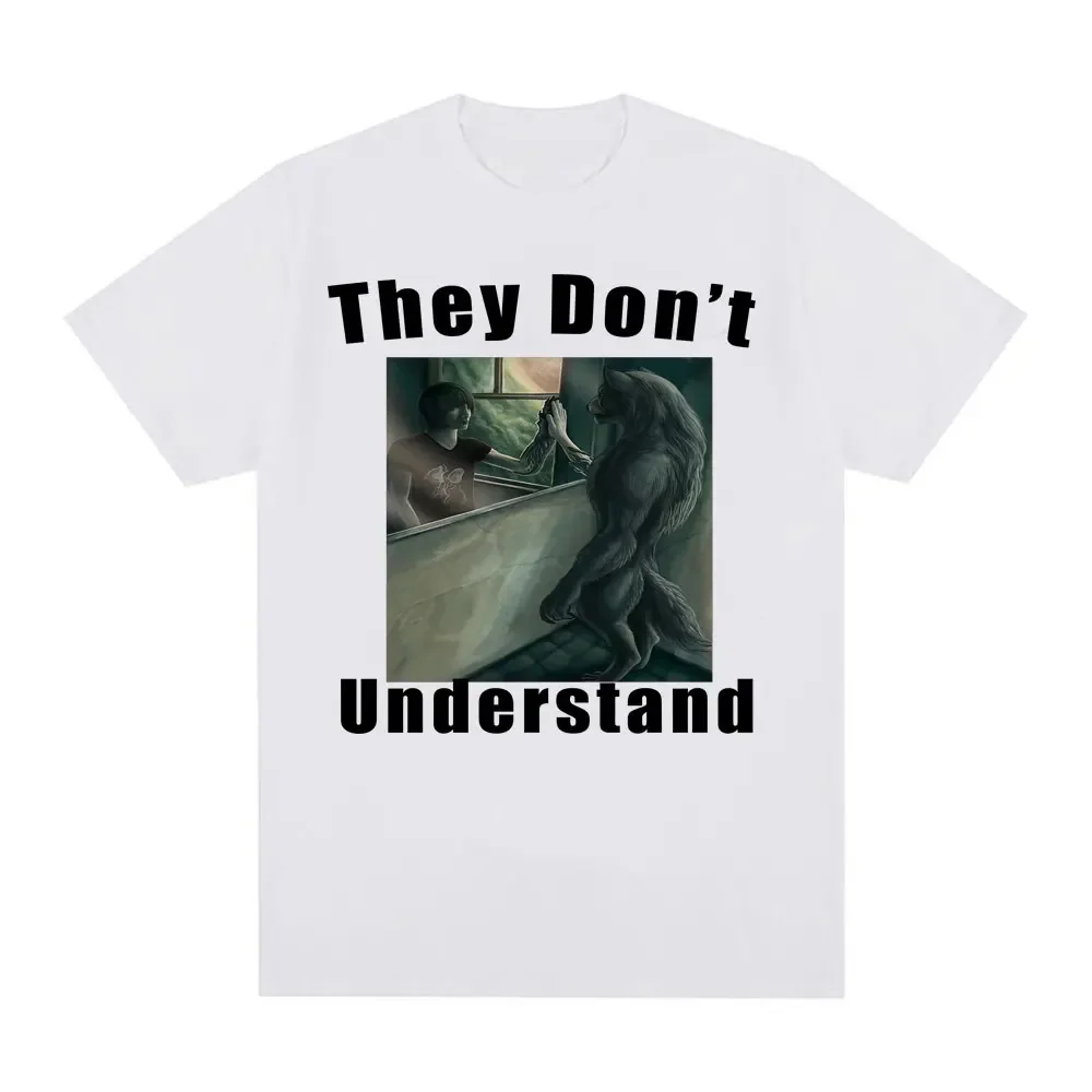 Camisetas de lobo ريترو y camisetas de manga corta para mujeres خلال الوقت القديم