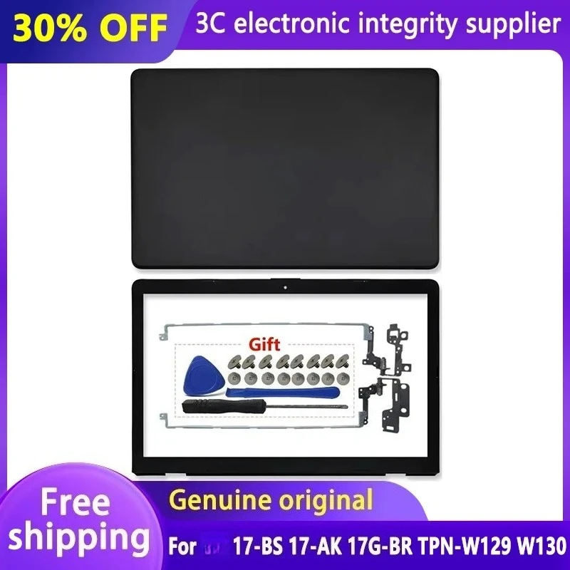 

New For 17-AK 17-BS 17T-BR 17-BS049DX 17-BS011DX TPN-W129 TPN-W130 LCD Back Cover Front Bezel Hinges 933298-001 926489-001