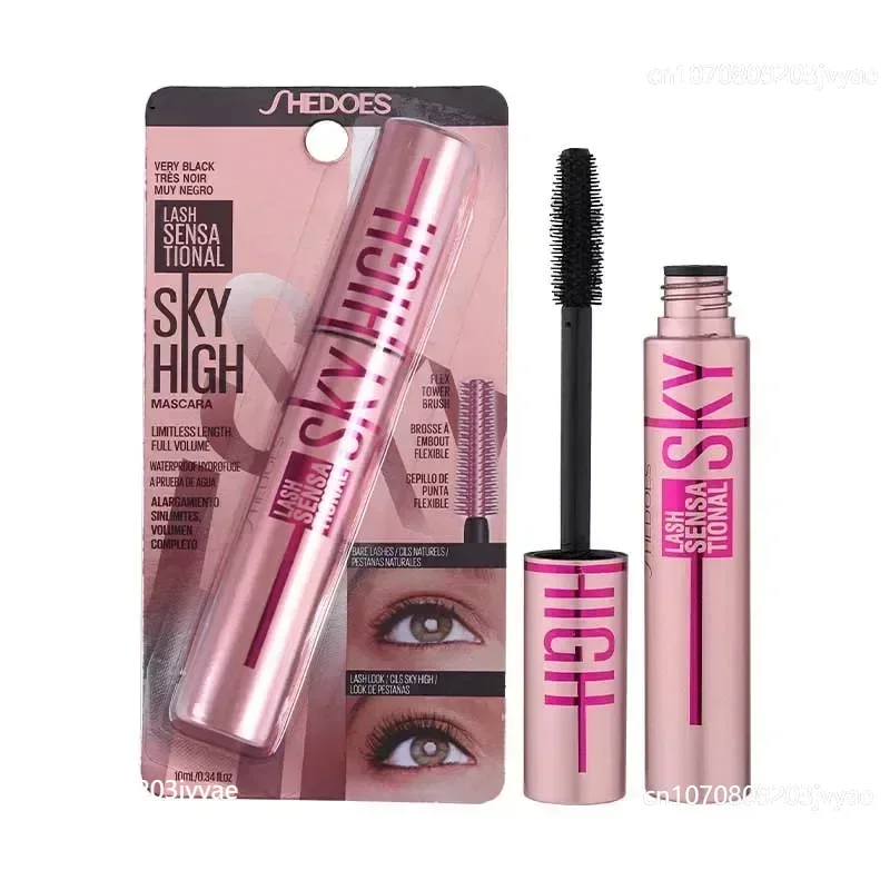 2024 Make-up seltene Schönheit Film Power 4d wasserdichtes Volumen und Curl Mascara Mascara wasserdichte kosmetische Make-up Pinsel Sheglam