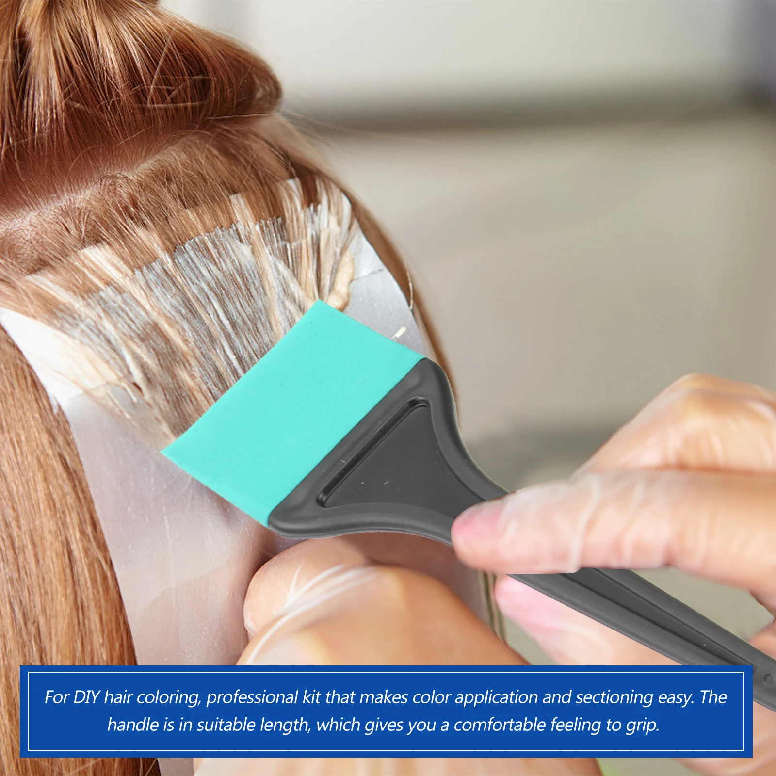 

Профессиональная кисть для окрашивания волос, 6 шт., силиконовый аппликатор для краски для салона и домашнего использования, легкая секционирование и нанесение, парикмахерская