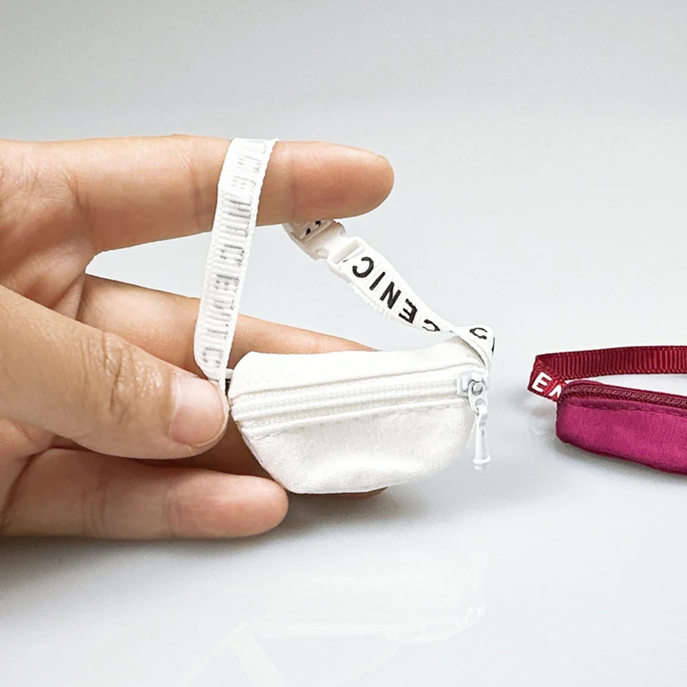 الموضة اليدوية Labubu دمية حقيبة بحزام ل 1/11 OB11 دمى لتقوم بها بنفسك ألعاب الدمى على ظهره 1/6 1/8 1/12 BJD دمى حقيبة الملحقات