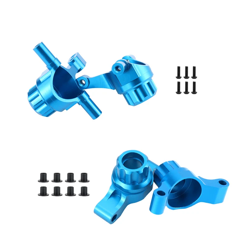 Adjustable Aluminum Alloy Upper Swing Arm & Steering‑Axle Cup Set, 1/10 RC Drift Parts for Tamiya TT02 Upgrade Parts