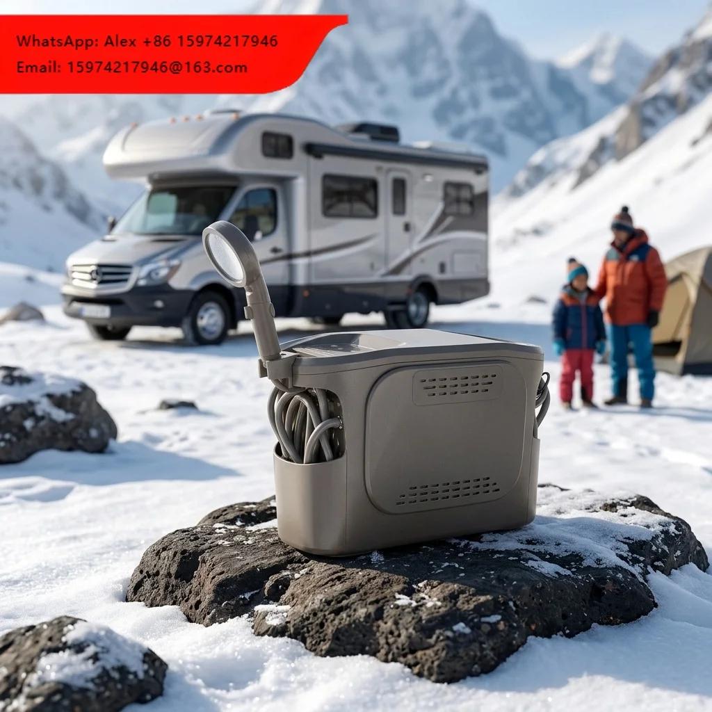 Portable Eco-Friendly Quick-Connect Propane Heater 6L Capacity Water Resistant Nylon Material Nozzle-Free Setup Camping Leak