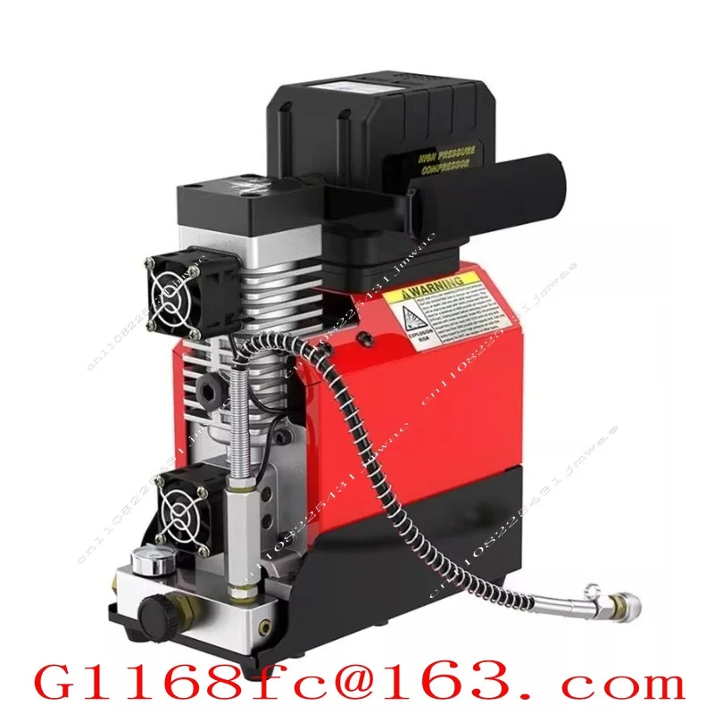 GX18V Lithium Battery Air Cooled Portable 30MPA High Pressure Inflatable Pump Air Compressor