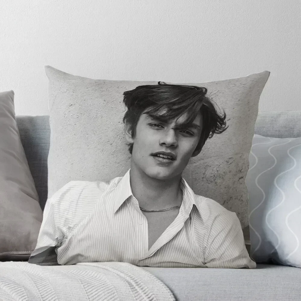 

Louis Partridge Gift Throw Pillow New year Marble Cushion Cover Luxury Cushion Cover Decorative Pillow Covers For Sofa pillow