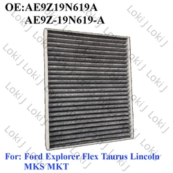 Pollen Cabin Air Filter AE9Z19N619A For Ford Explorer Flex Taurus Lincoln MKS MKT 2011 2012 2013 2014 2015 2016 2017 2018