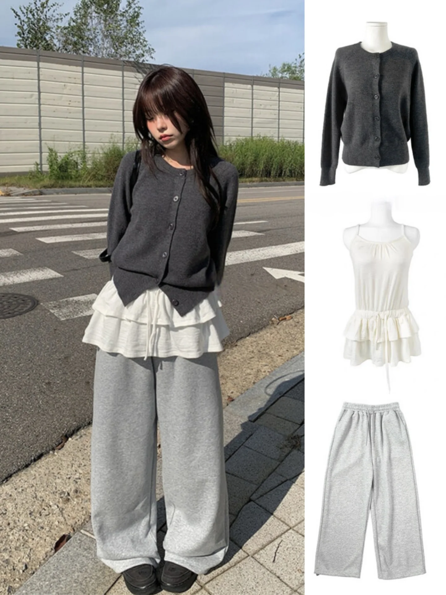 

Уникальный SEI корейский повседневный длинный свековый вязаный открытый кардиган пальто с завязками эластичные повседневные спортивные штаны женская мода