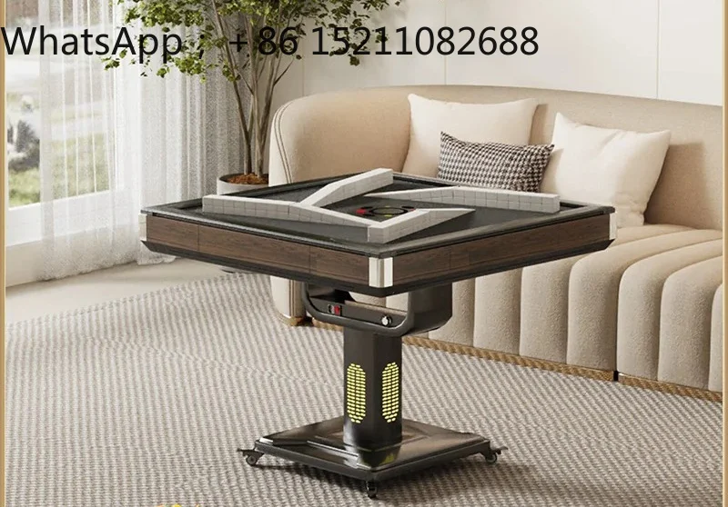 LLY folding roller coaster mahjong machine hemp wind warm household automatic electric oblique mouth brand mahjong table