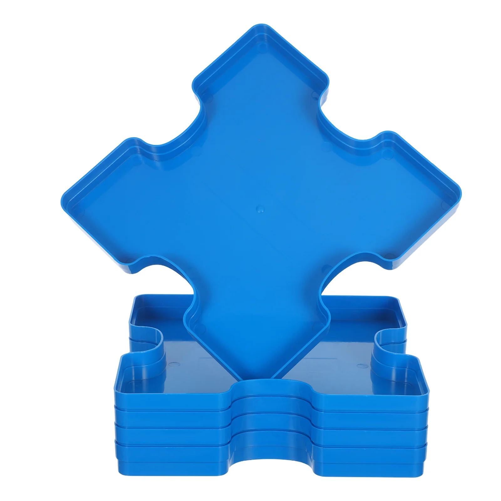 5 Buah Baki Penyimpanan Puzzle Organizer, Baki Penyortir yang Dapat Ditumpuk untuk Potongan Puzzle, Manik-manik, dan Perlengkapan Kerajinan DIY, Baki untuk Mengatur