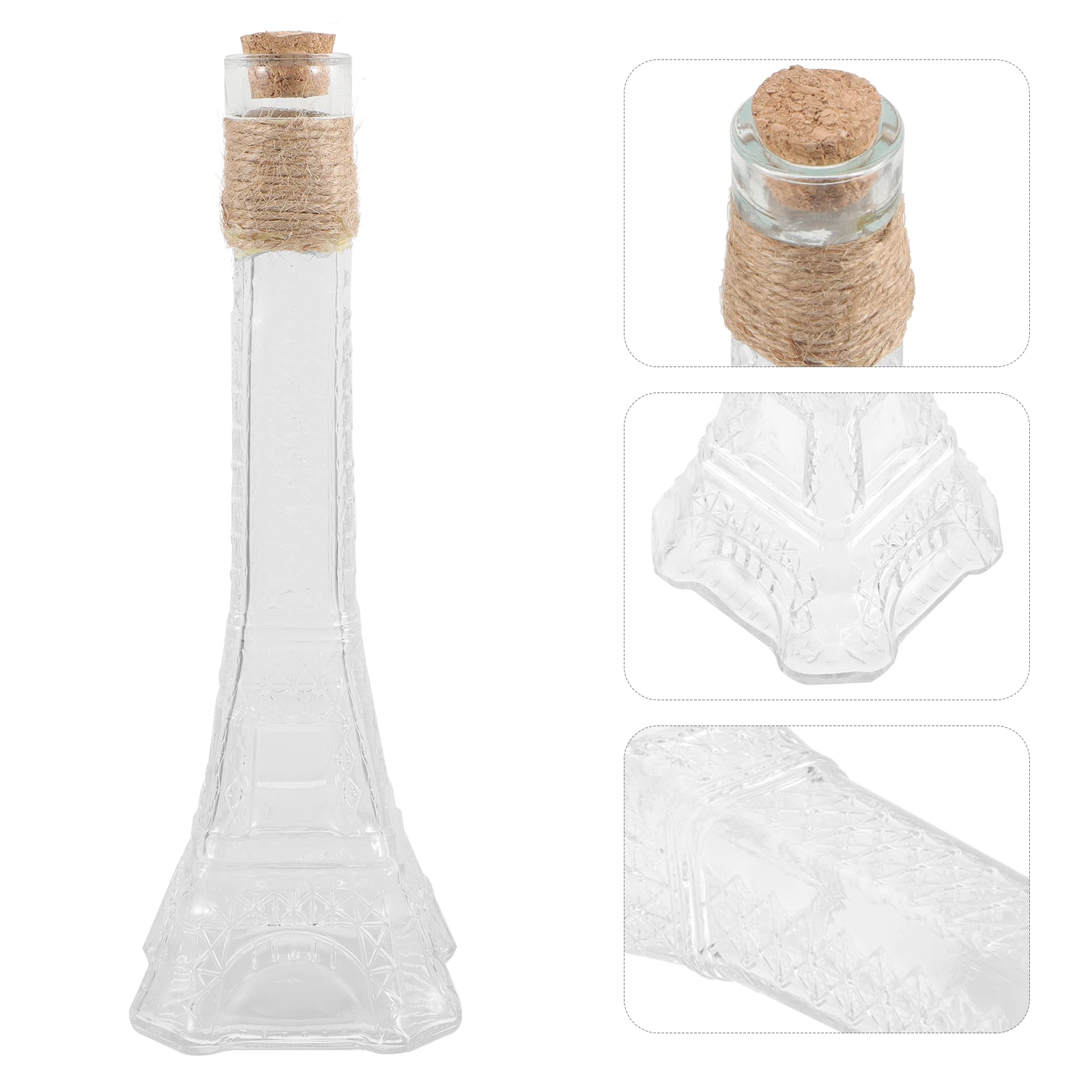 

Small Glass Vase Unique Flower Bottle for Fresh Bouquets Dried Plants Home Office Decoration Flower Vase Glass Planter