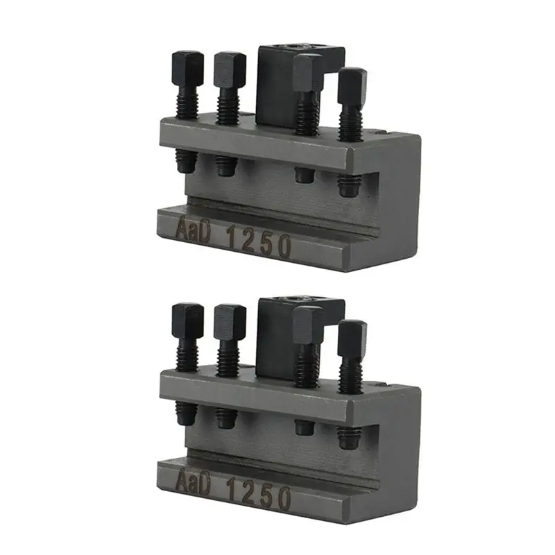 A53Q-2Pcs Lathe Quick Change Tool Post Spare Parts Aad1250 Lathe Accessories