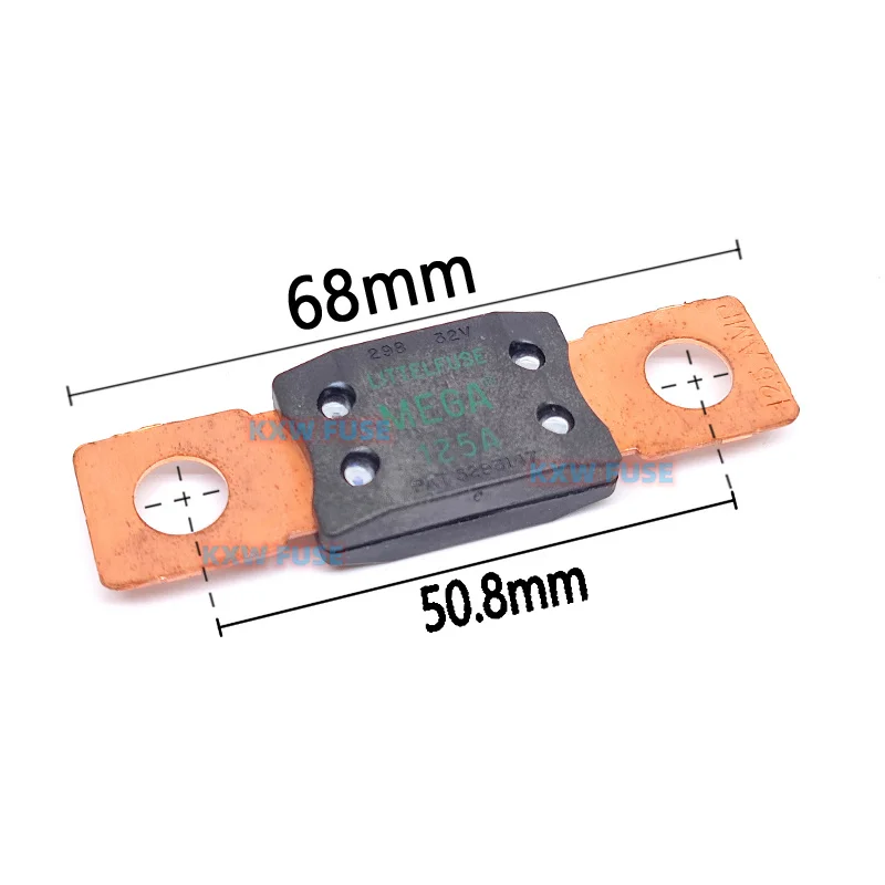 

Littelfuse 0298/MEGA/298 Series Bolt-on Blade Fuse 125A 150A 32V SLO-BLO 0298125.ZXEH 0298150.ZXEH Automotive Flat Type Fuse