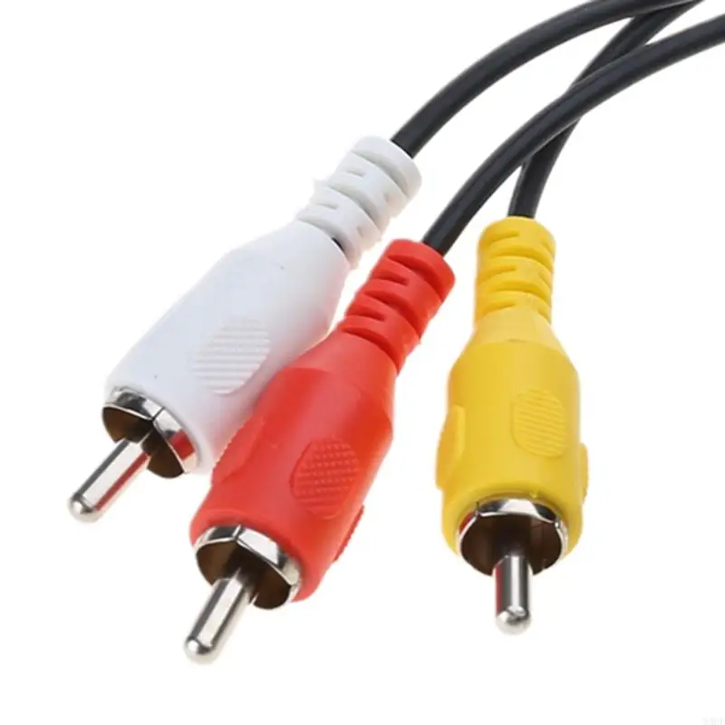 S-Video 4pin con cable compuesto 3.5 mm a 3RCA PC a Video 3.5 mm sonido