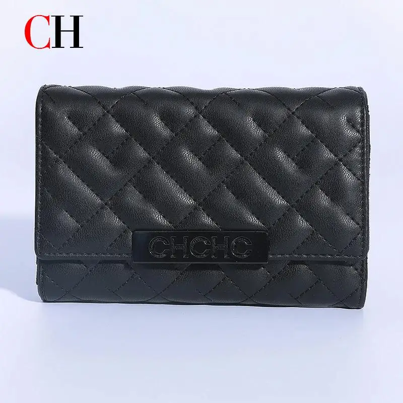 CH Card Bag Multi Slot Stylish Organizer Lightweight Daily Small Women Wallet Chic Practical Credit Card Case Travel Essentials