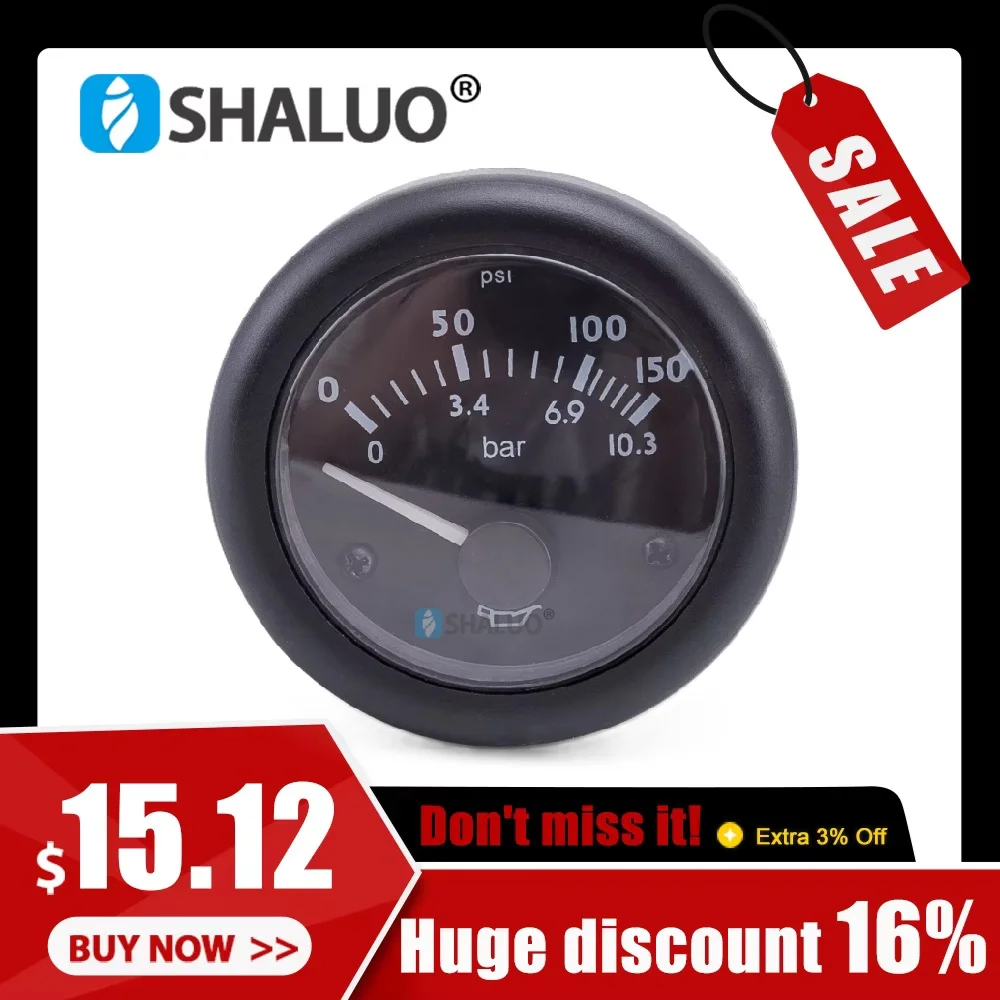 VDO Oliedruk Meter Dieselmotor Meter Oliedrukmeter 12V24V Optioneel