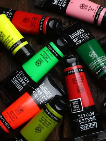 Liquitex ​ Basics Acrylic Paint 118 ml Tube, Non-fading, Waterproof, for Painting and Decorating Wood, Metal, Ceramic, Plastic