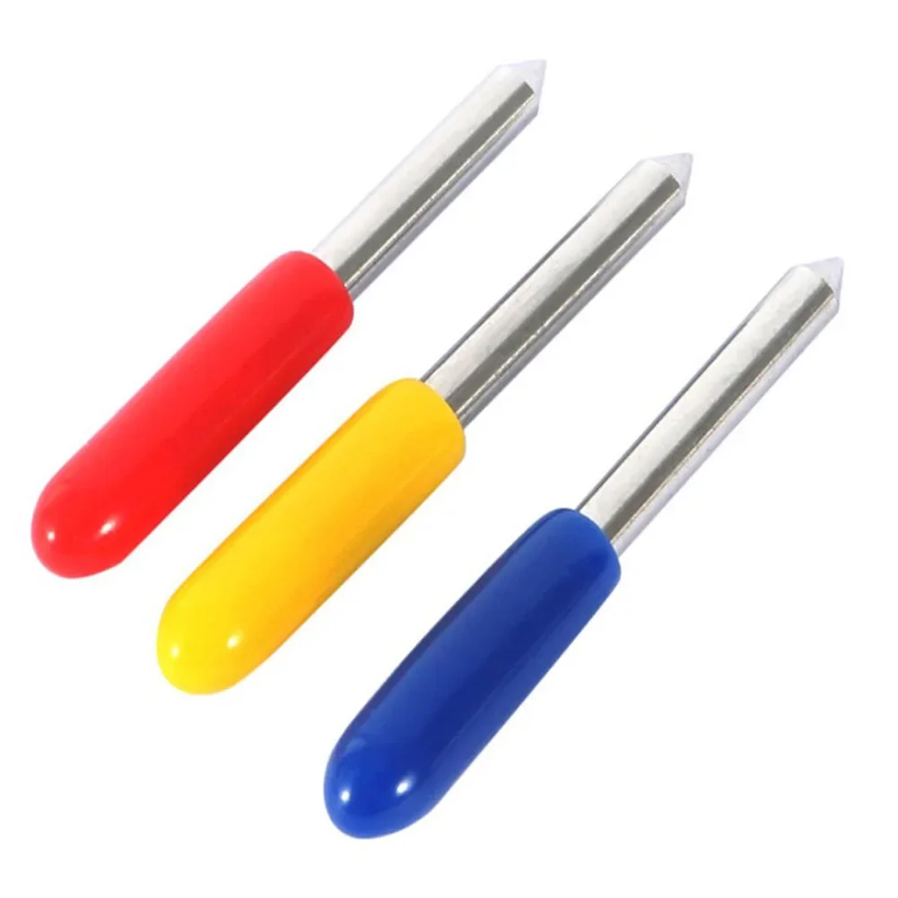 10pcs 30 45 60 Cutter Cemented Carbide Blade Cutting Plotter Blade Milling Cutter Carving Tools For Degree Roland Plotter