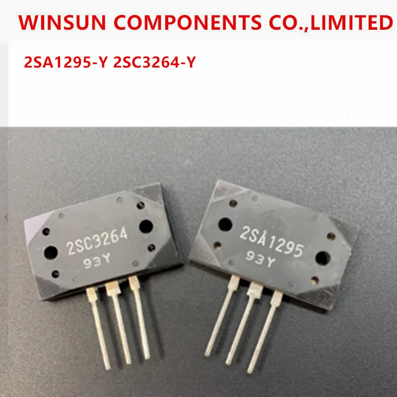 (2-5 pair) 100% New Imported Original  2SA1295-Y 2SC3264-Y 2SA1295 2SC3264 MT-200 High Power Amplifier