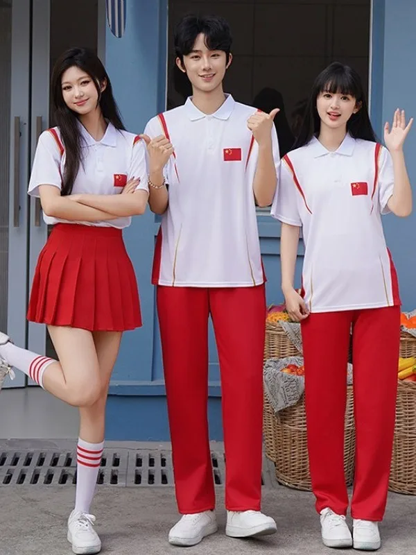 Group Performance Cheerleading Outfit Student Dance Sports Meeting Opening Ceremony Entrance Fitness Gymnastics Clothing