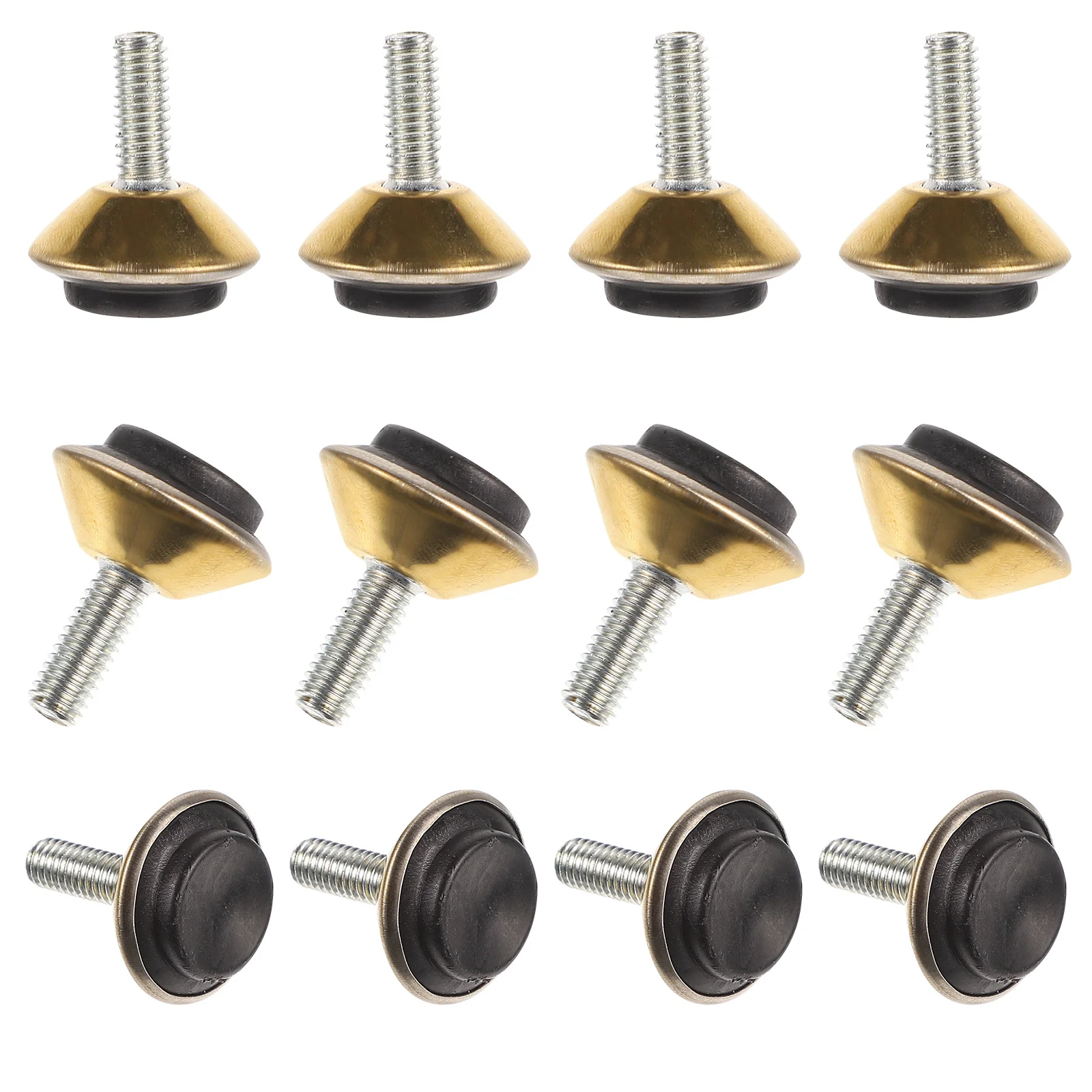 أدوات تسوية الأثاث المعدنية، أقدام لولبية شديدة التحمل قابلة للتعديل، أرجل الأثاث، تنزلق ثابتة، مقاومة للاهتراء، حماية الأرضية #4