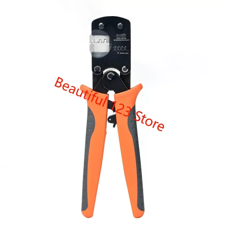 IWISS IWS-3220M Crimper Plier 0.03-0.52mm² 32-20AWG Micro Connector Ratecheting Crimping Tool Set 1470pcs PH2.0mm Terminals Kit