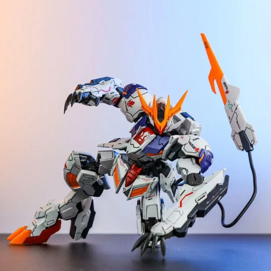 

Max Barbatos Lupus Rex Classic Color 1/100 MG Model Kit Advanced Emperor Form Articulated Action Figure with Battle Effects