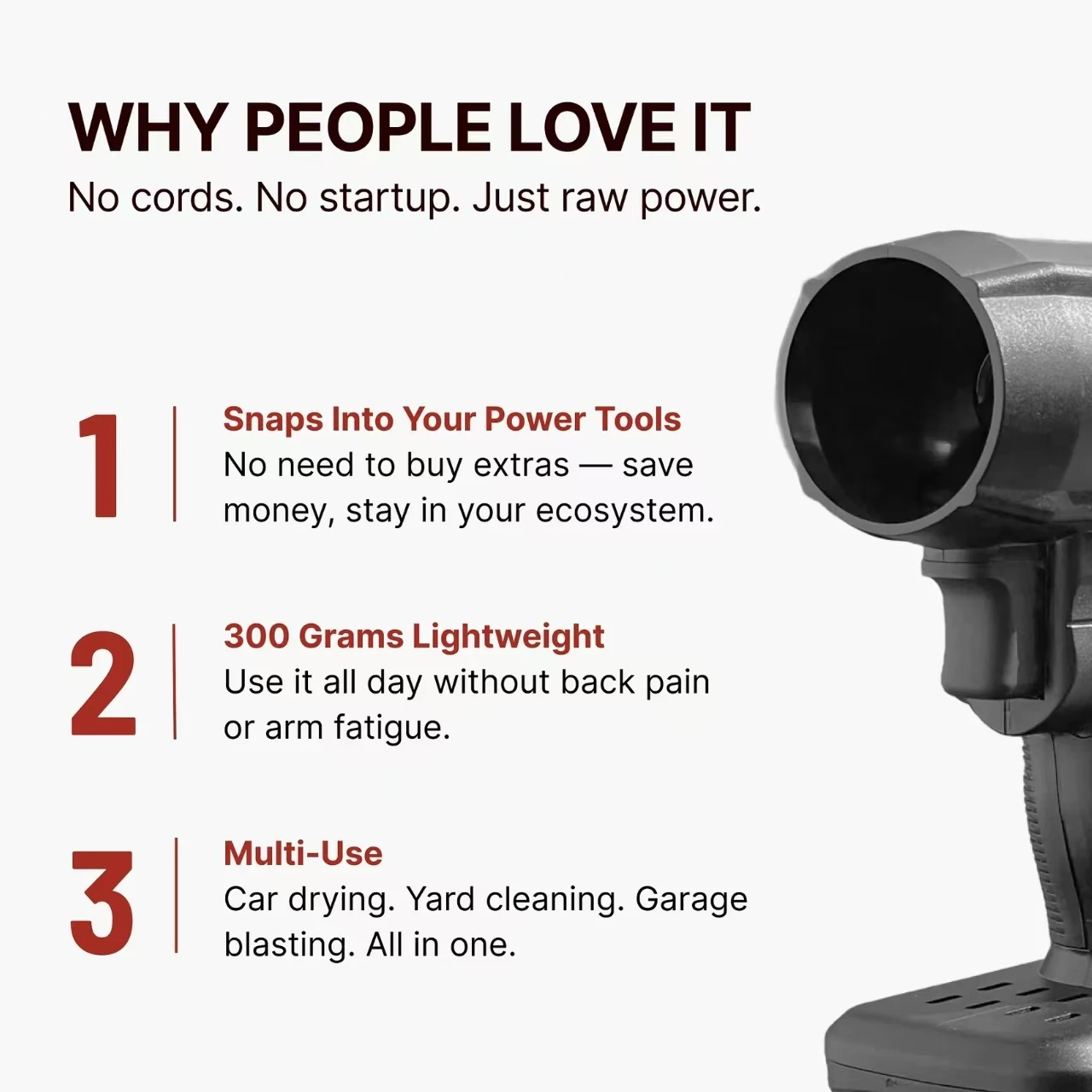 X50MM غسيل السيارات مسدس هواء توربو مروحة نفاثة الكهربائية منفاخ قوية سيارة مجفف عنيف لماكيتا/ميلووكي/ديوالت لا بطارية