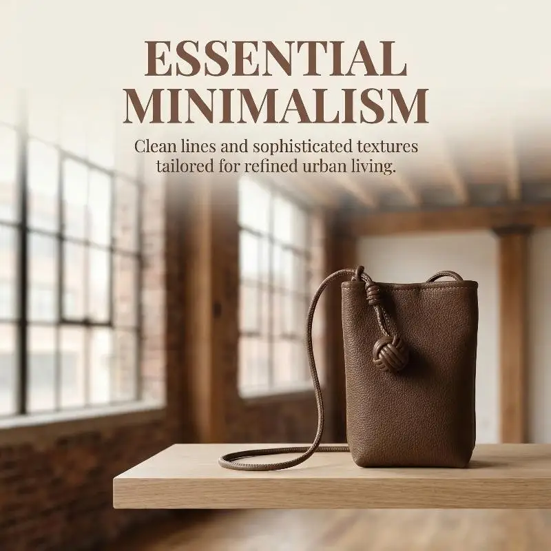 Women Crossbody Phone Bag Small Artistic Round Ball Mini Literary Shoulder Purse for Street Style and Urban Exploration