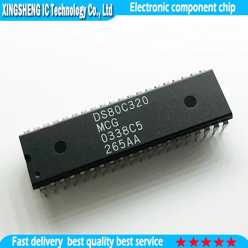 1pcs/lot DS80C320MCG DS80C320 80C320 DIP-40  In Stock